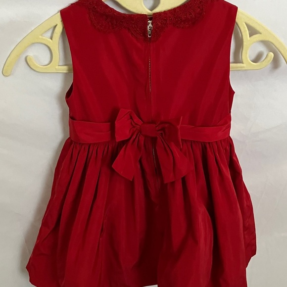 Target x Neiman Marcus-Jason Wu:Red Holiday/Christmas Dress- Gold tone-24 Months - Picture 14 of 16